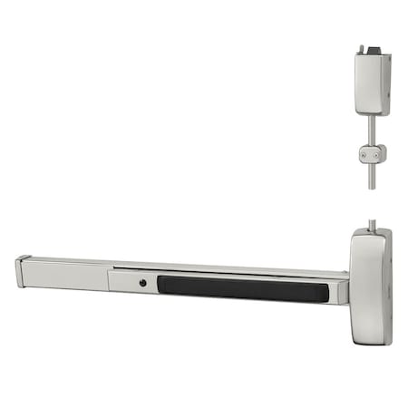 Sargent Grade 1 Surface Vertical Rod Exit Device, Wide Stile Pushpad, 36-in Device, 120-in Door Height, Pass NB8715F LHR 32D